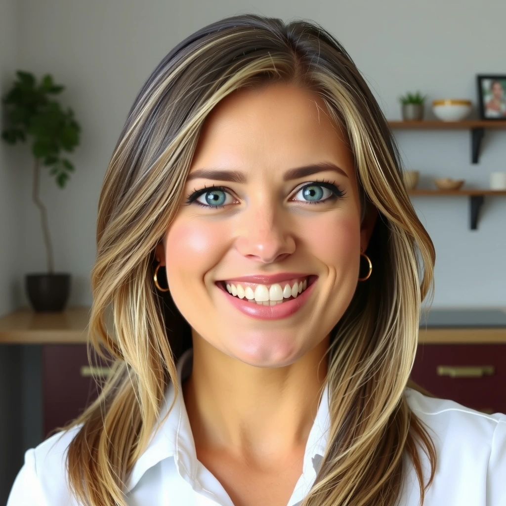 Portretul unui nutriționist zâmbitor